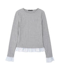 high-school-disco-fw-25-ruffle-layered-long-sleeve-gray-s