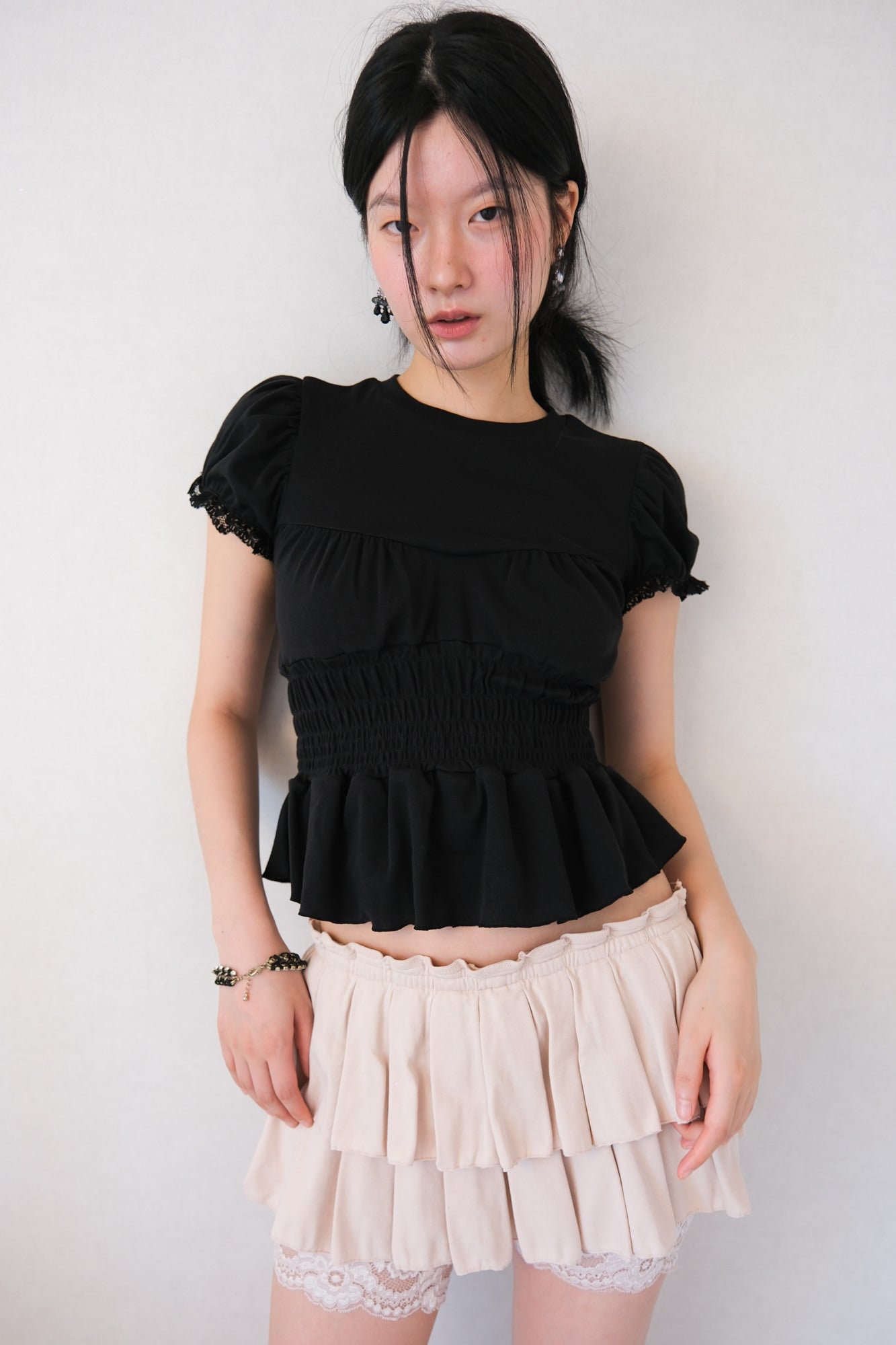 losesleepover-ss-26-gather-tussie-top-black-black-s