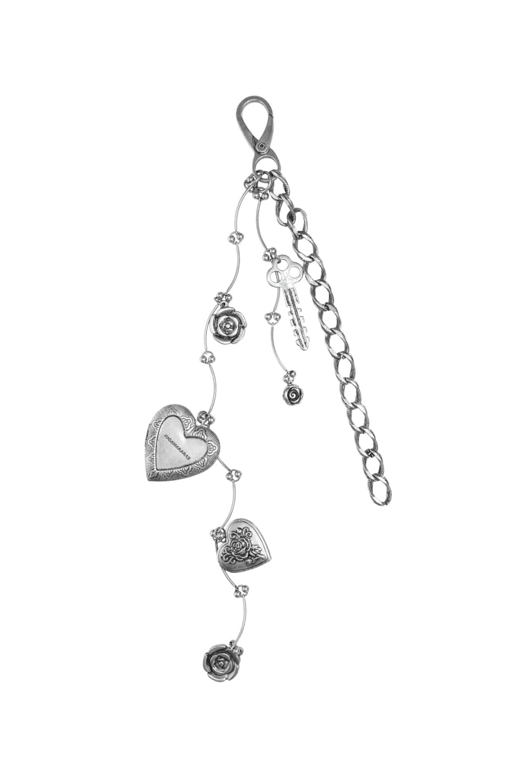 iugamakaras-ss-25-antique-heart-keyring-silver-s