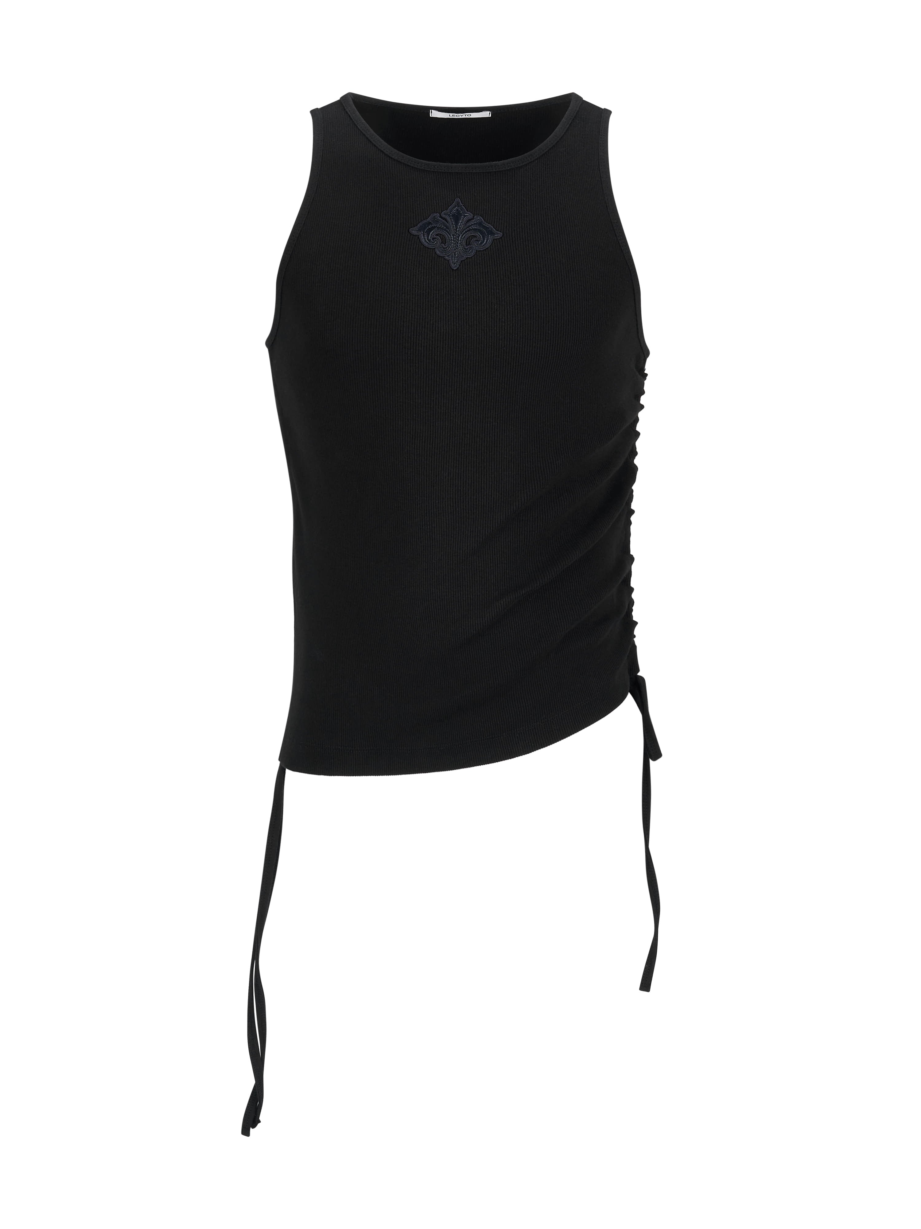 lecyto-ss-25-liora-string-sleeveless-black-black-s