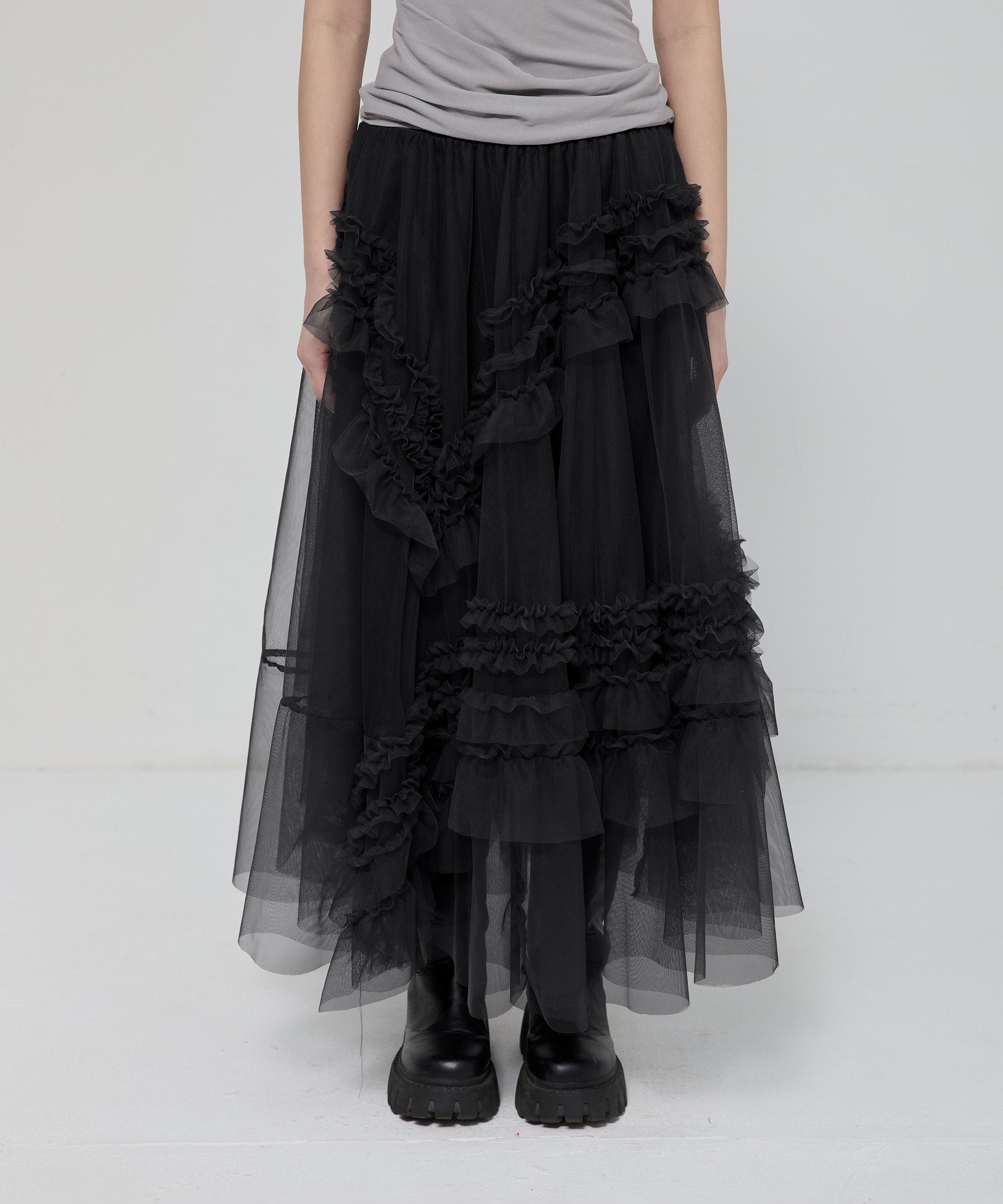 flareup-ss-26-tulle-layered-long-skirts-fl-266-black-black-s