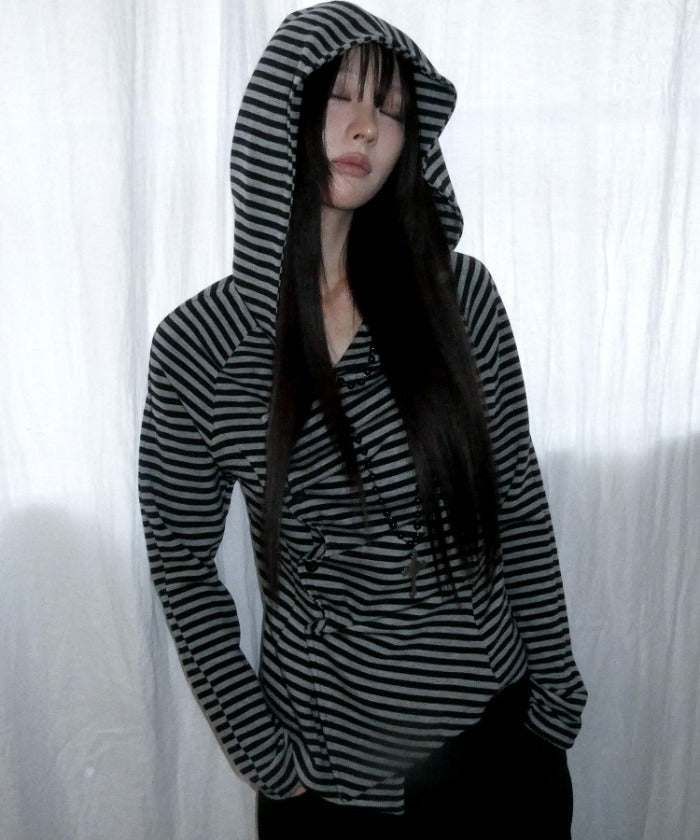 nastyfancyclub-fw-26-oblique-hooded-cardigan-stripe-f26za514-black-s