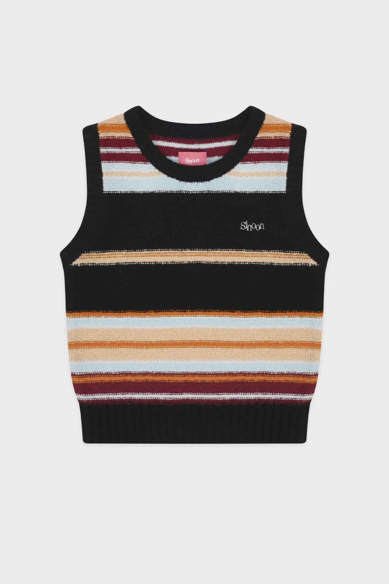 sinoon-fw-25-sinoon-mix-stripe-knit-vest-black-mix-black-mix-s