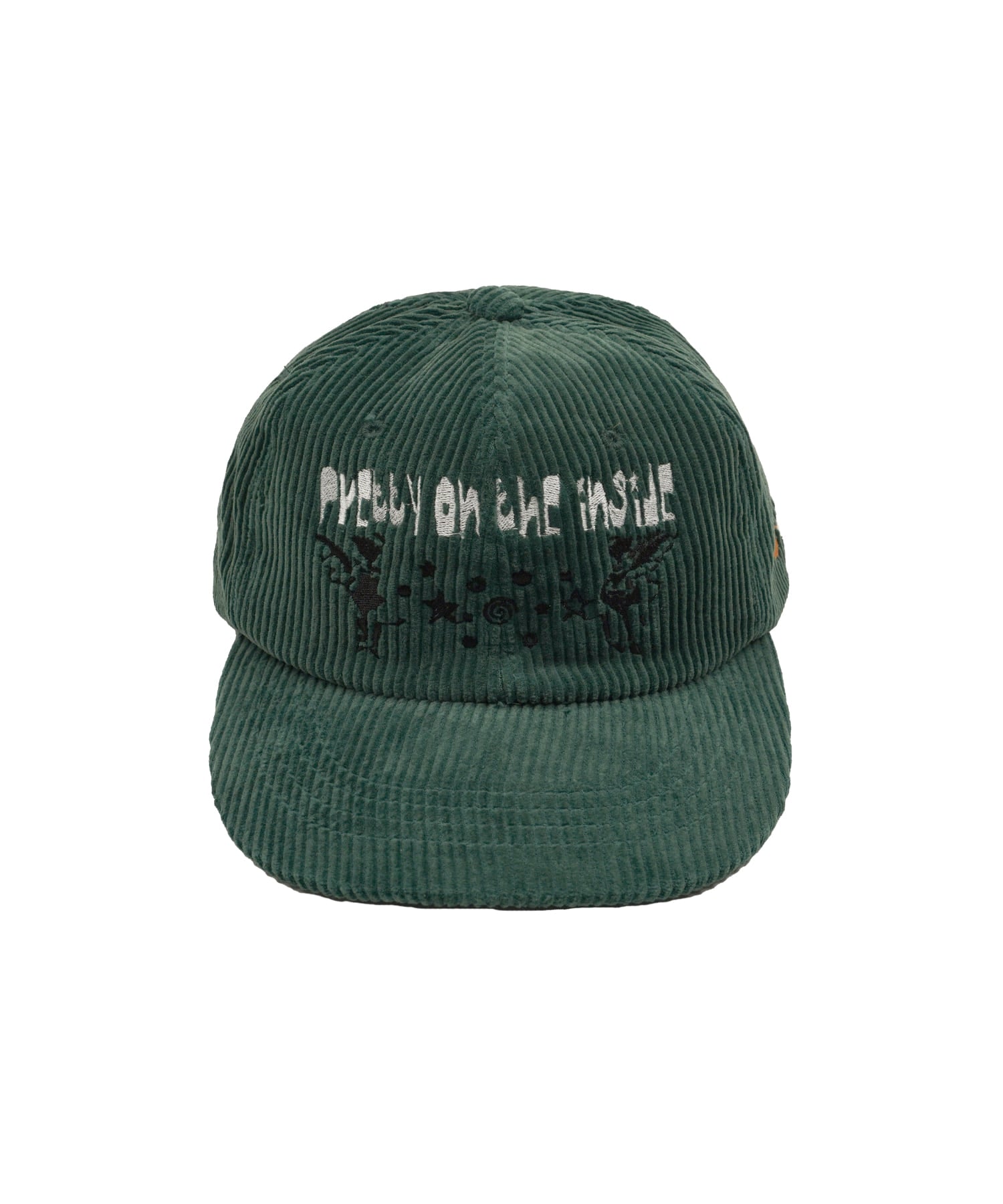 high-school-disco-fw-25-pretty-corduroy-cap-green-s