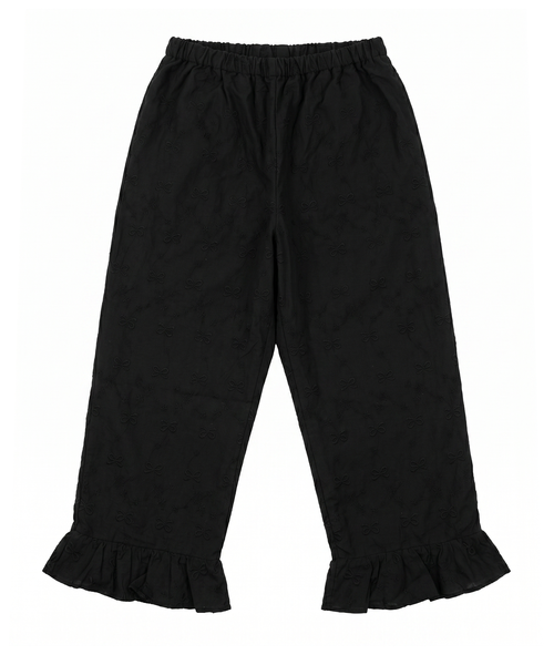 dilettantisme-ss-26-cotton-frill-capri-pants-black-black-s