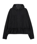 high-school-disco-fw-25-dot-ruffle-windbreaker-black-s