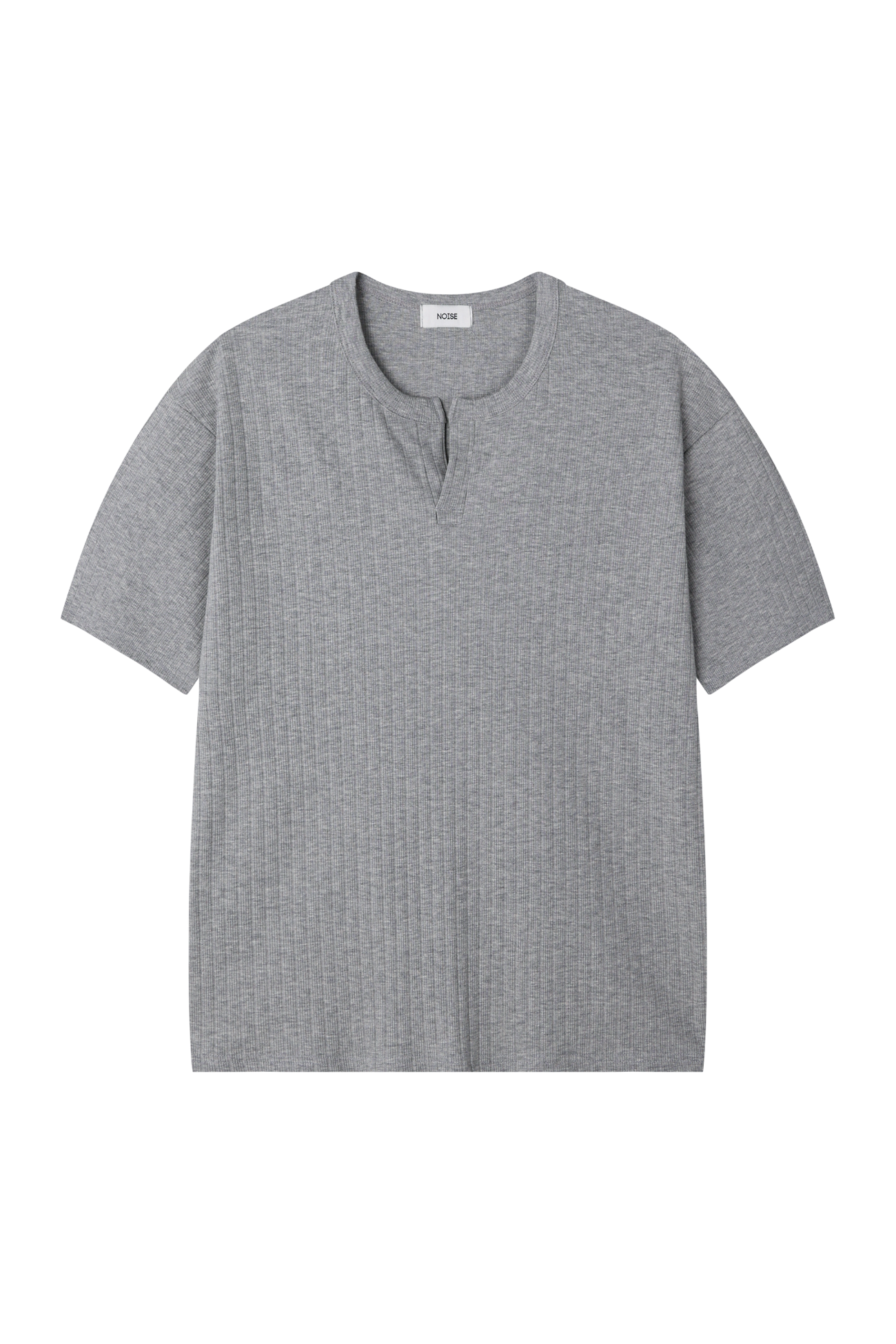 noise-ss-26-open-v-ribbed-short-sleeve-t-shirt-melange-gray-gray-s