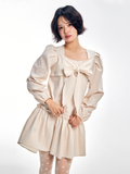 adorebelle-ss-26-ribbon-tie-dress-beige-beige-s
