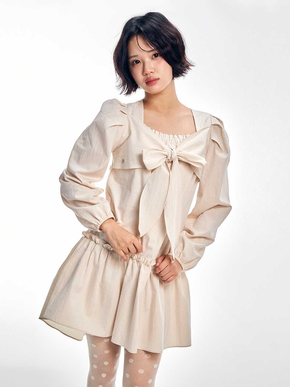 adorebelle-ss-26-ribbon-tie-dress-beige-beige-s