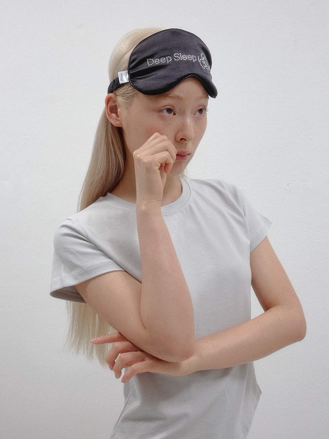 [PORICO] 002  DEEP SLEEP EYE MASK - BLACK