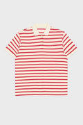 sinoon-ss-25-stripe-half-sleeve-pk-shirt-red-red-s