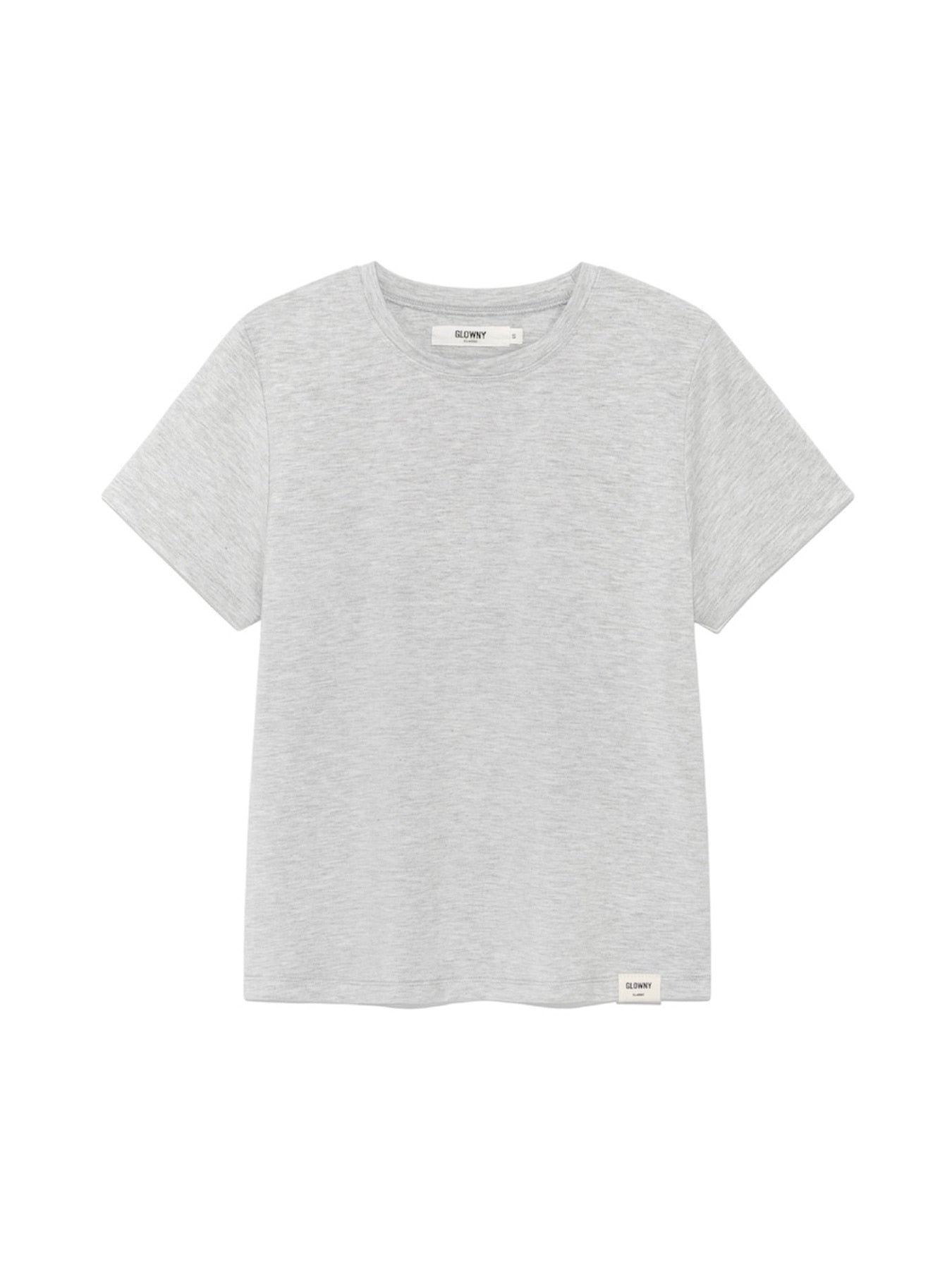 glowny-ss-26-g-soft-fitted-tee-melange-gray-gray-s