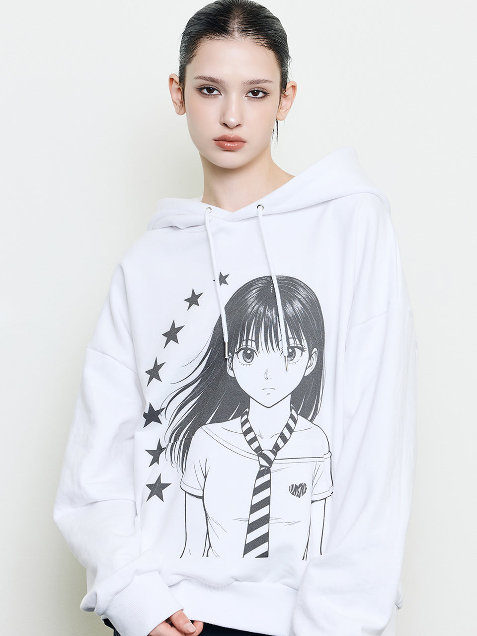 luv-is-true-fw-25-ev-star-graphic-hoodie-white-white-s