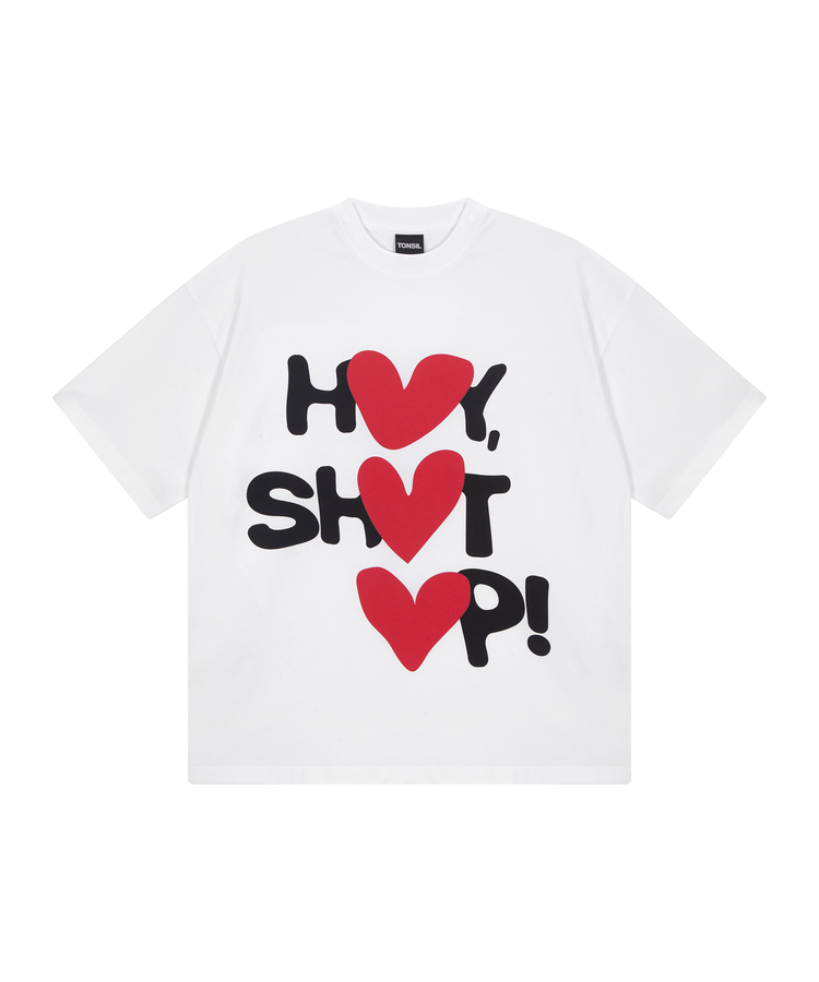 tonsil-fw-26-hey-shut-up-heart-graphic-short-sleeve-t-shirt-white-s