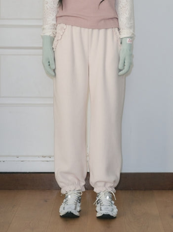 fun-from-fun-fw-24-frill-pocket-fleece-pants-beige