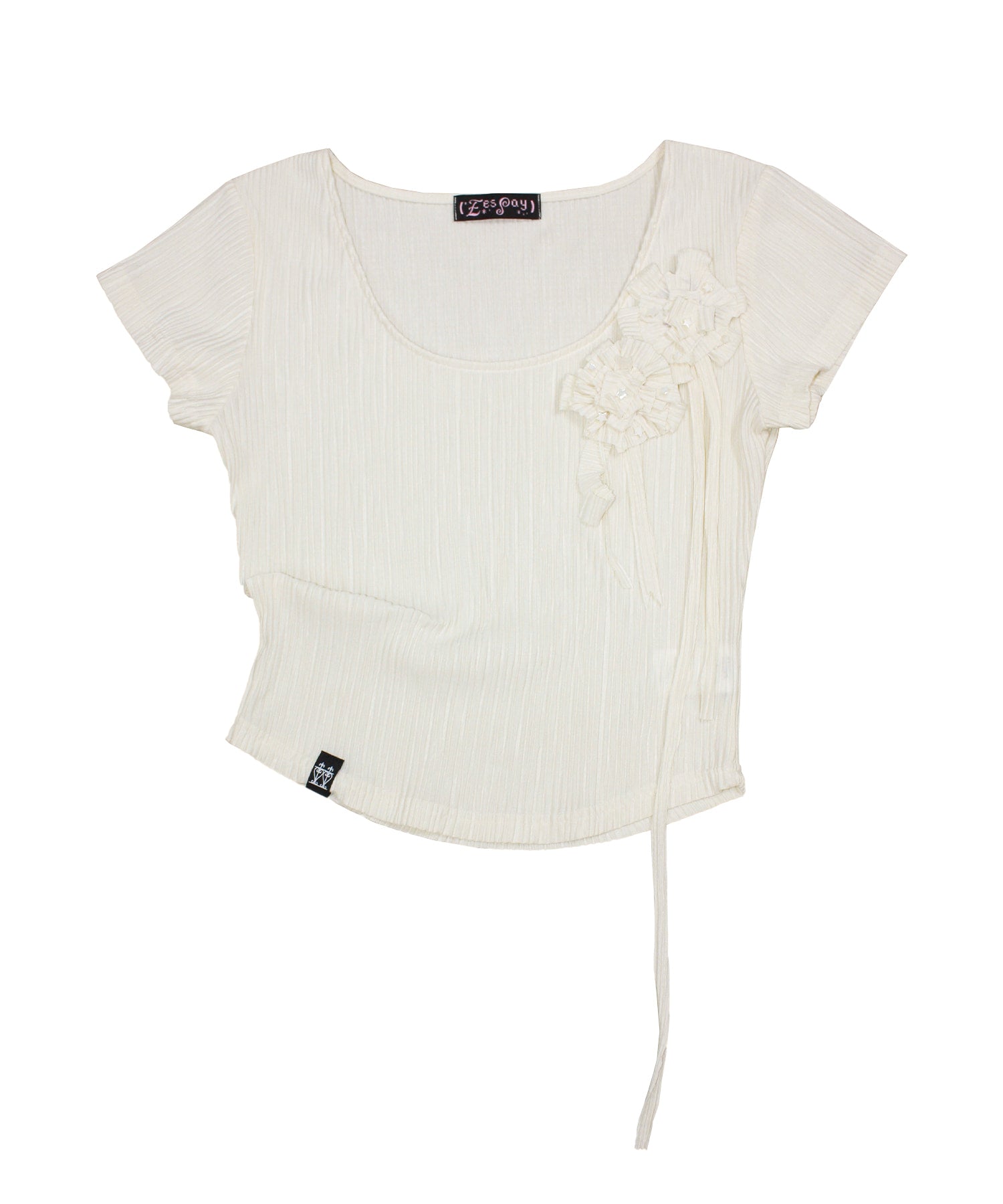 eessay-fw-26-accordion-cotton-top-rosette-cream-cream-s