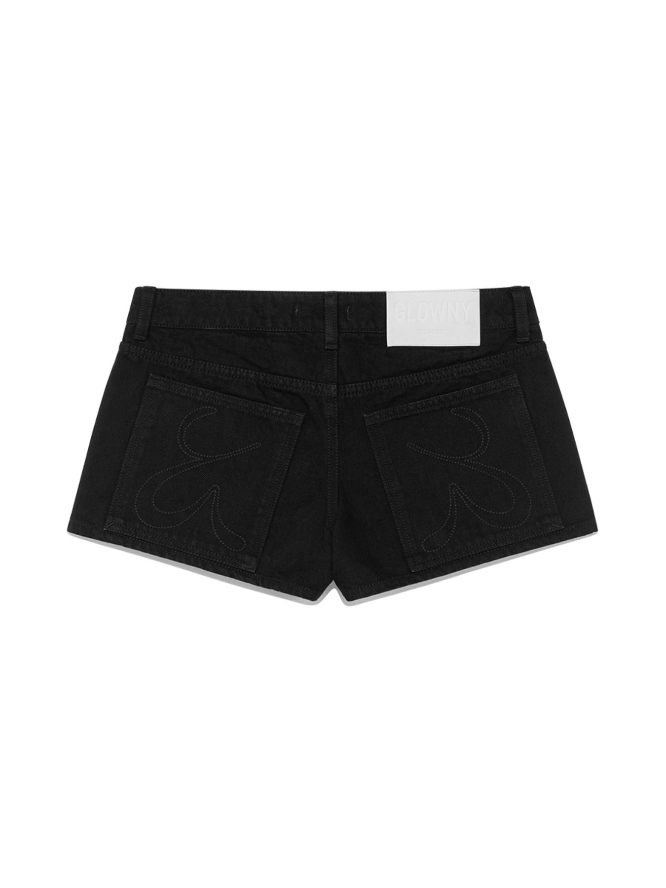 glowny-ss-26-the-rachel-denim-shorts-black-black-s