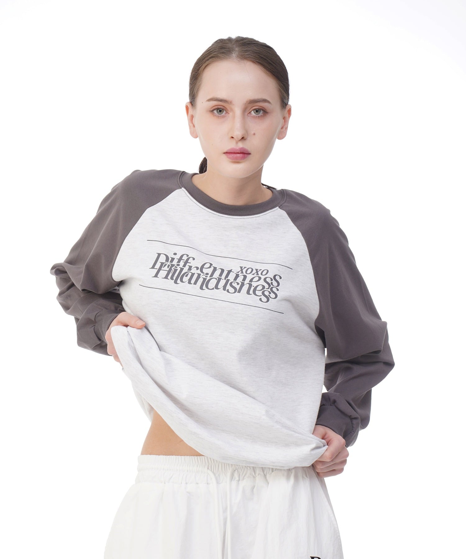 dxoh-ss-26-unisex-stack-logo-raglan-t-shirt-charcoal-charcoal-s