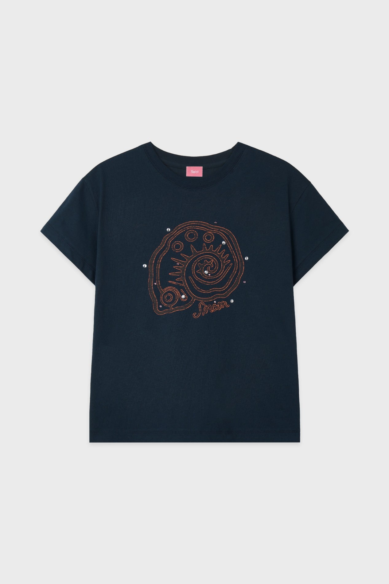 sinoon-ss-26-spiral-hotfix-t-shirt-navy-navy-s