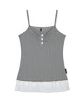 ugly-shadow-ss-25-checkered-lace-sleeveless(charcoal)