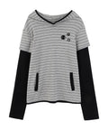 high-school-disco-ss-26-hood-layered-long-sleeve-gray-gray-s