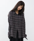 hokuspokus-fw-26-hazy-check-shirt-charcoal-charcoal-s