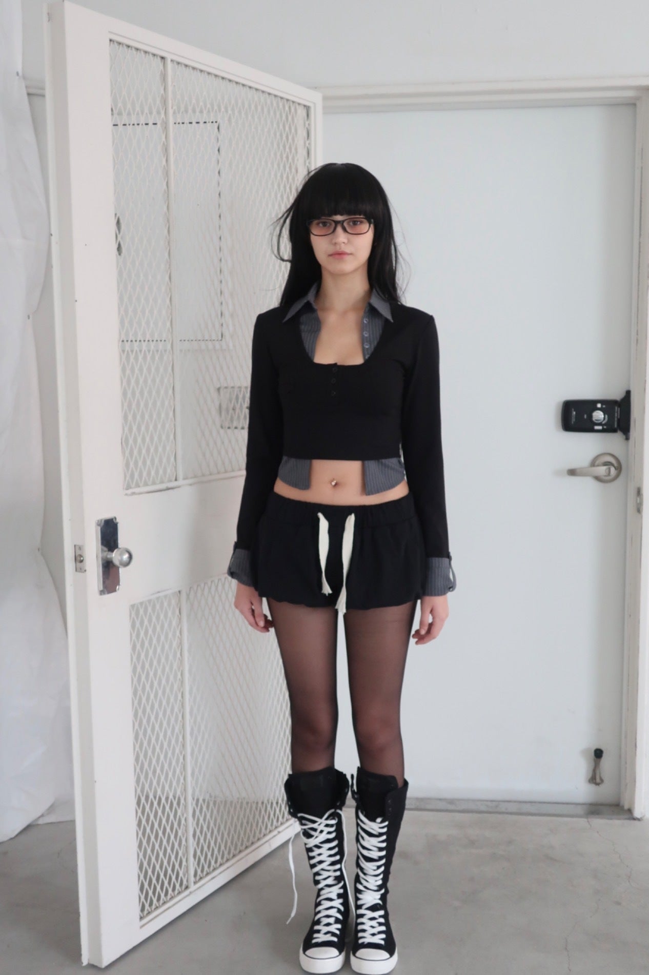 bnfrom-fw-25-layered-shirt-sleeve-black-black-s