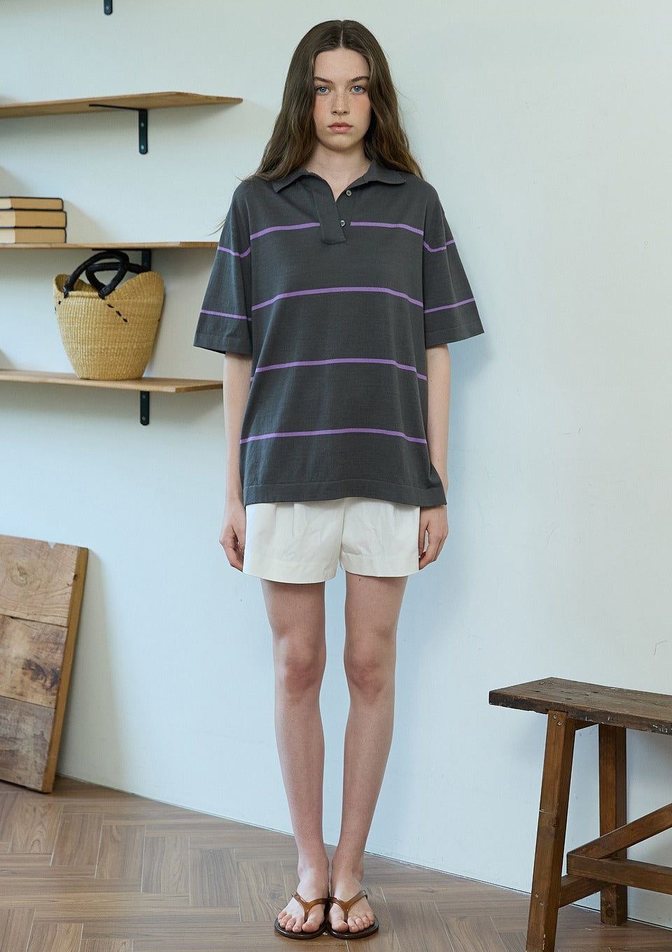 opendoorstudio-fw-26-striped-collar-knit-top-deepgray-gray-s