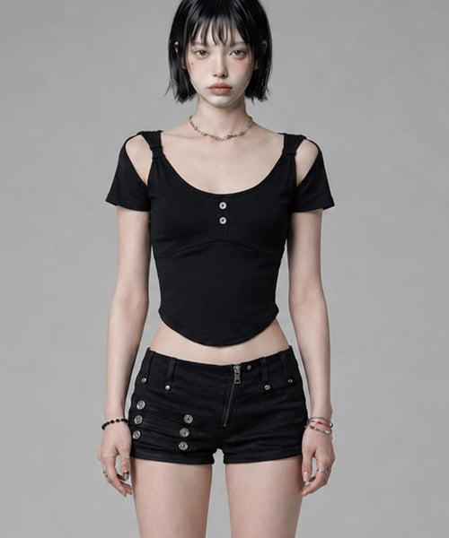 etre-au-sommet-ss-26-layered-buckle-line-top-black-black-s