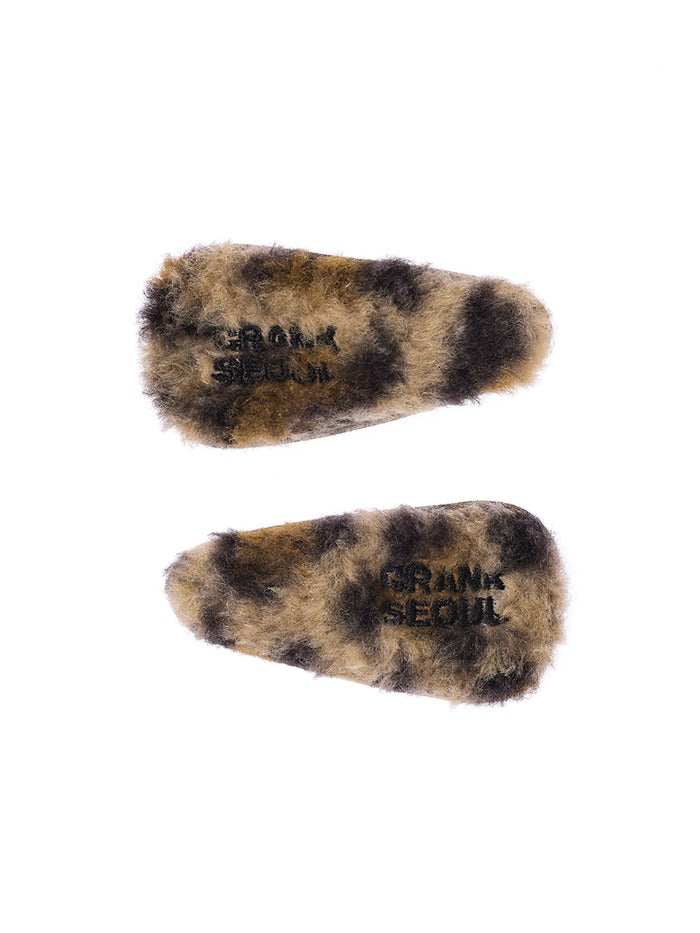crank-fw-25-fluffy-leopard-hair-clip-set-brown-brown-s