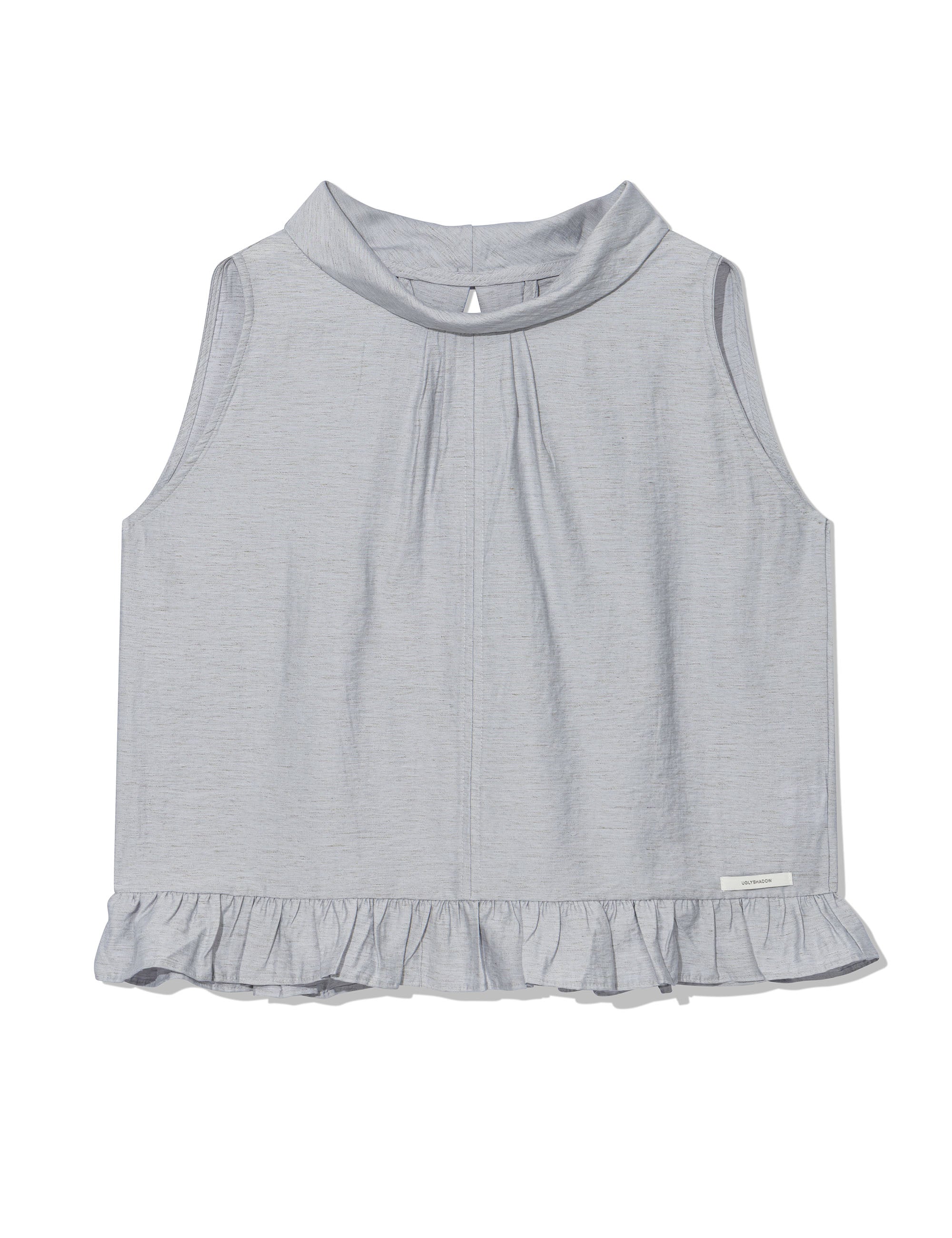 uglyshadow-ss-26-high-neck-frill-sleeveless-light-grey-light-grey-s