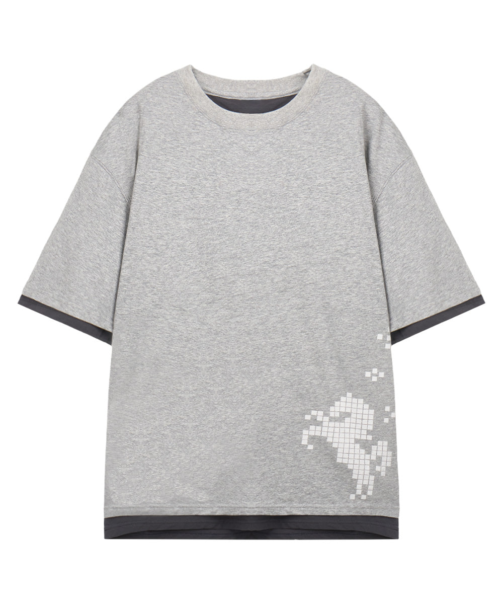 dandel-ss-26-dd-layered-pixel-horse-tee-grey-gray-s
