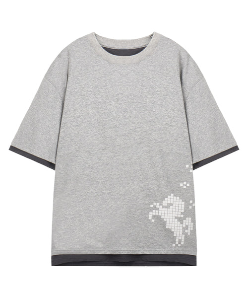 dandel-ss-26-dd-layered-pixel-horse-tee-grey-gray-s