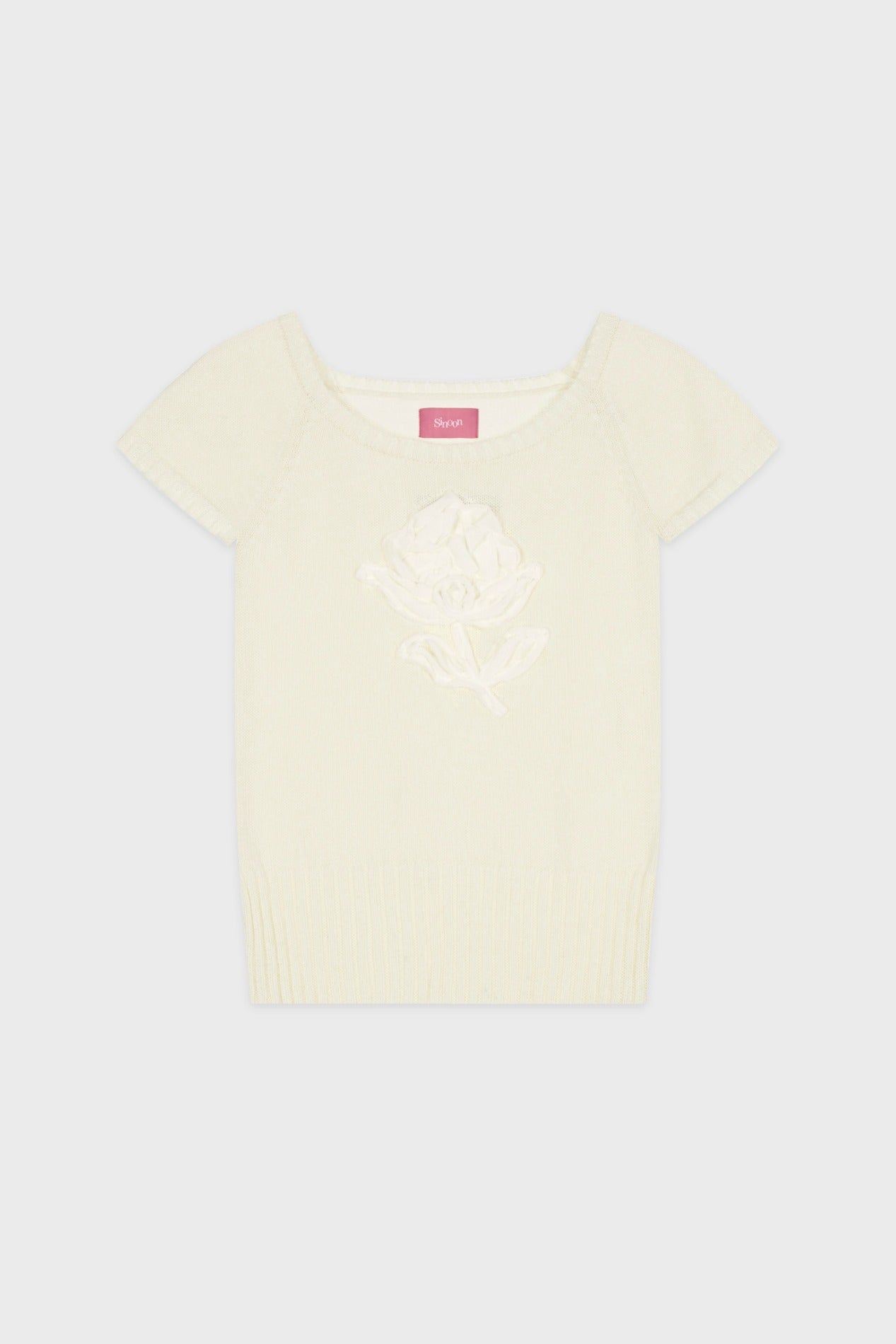 sinoon-ss-25-flower-raglan-knit-cream-cream-s