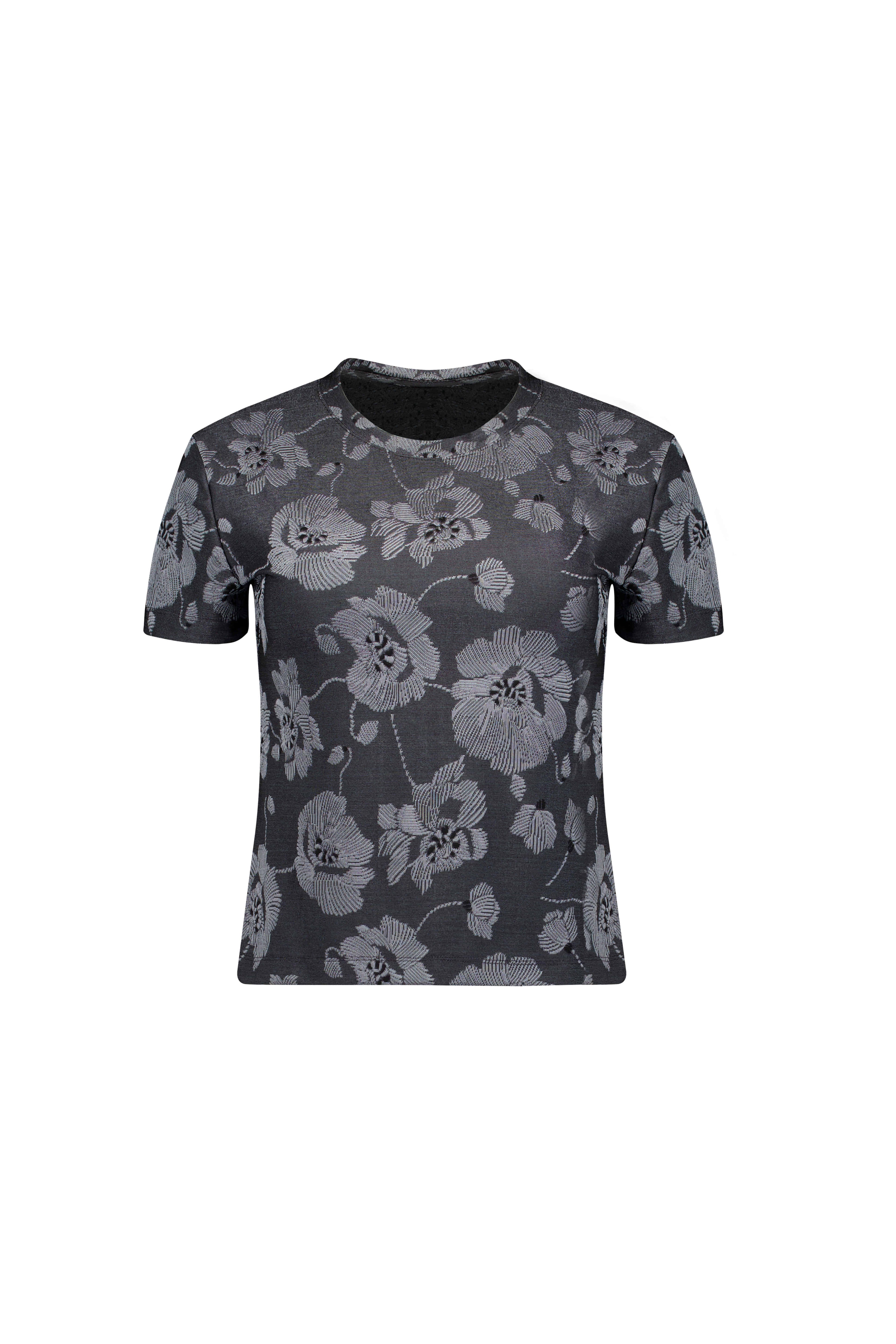 pokos-fosca-ss-26-floral-jacquard-half-sleeve-top-gray-gray-s