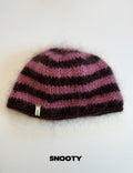snootyneedlesclub-ss-26-bucket-beanie-grape-chocolate-pink-s