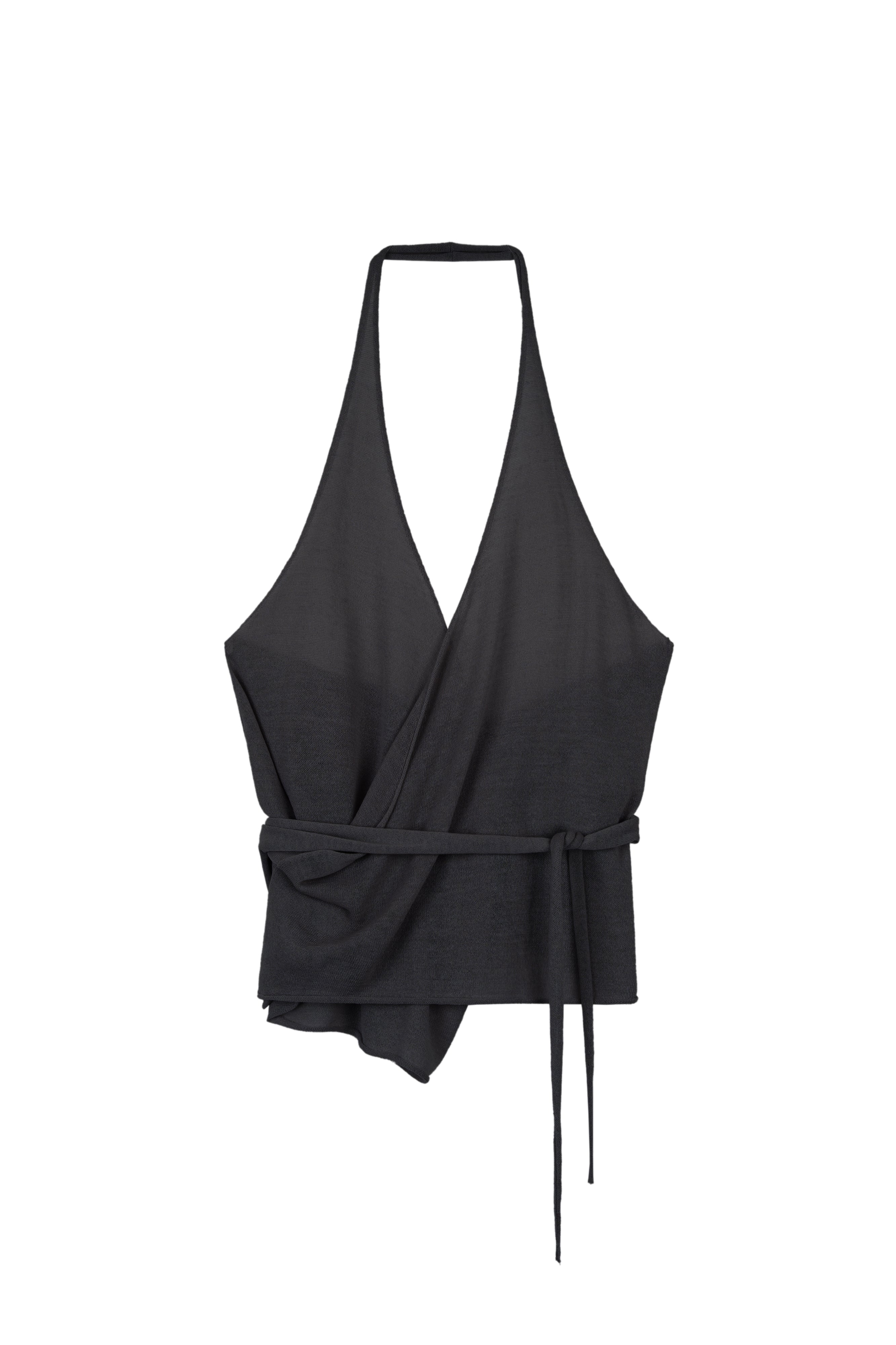 repos-ss-25-linen-halterneck-knit-(charcoal)