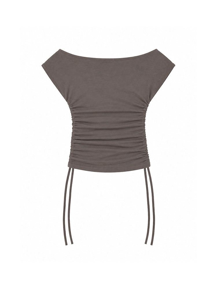 meenderi-ss-26-sheer-shirring-off-shoulder-top-mocha-mocha-s