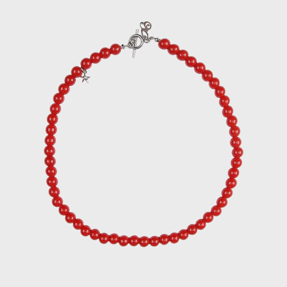 eireve-fw-25-redbean-beaded-necklace-red-s