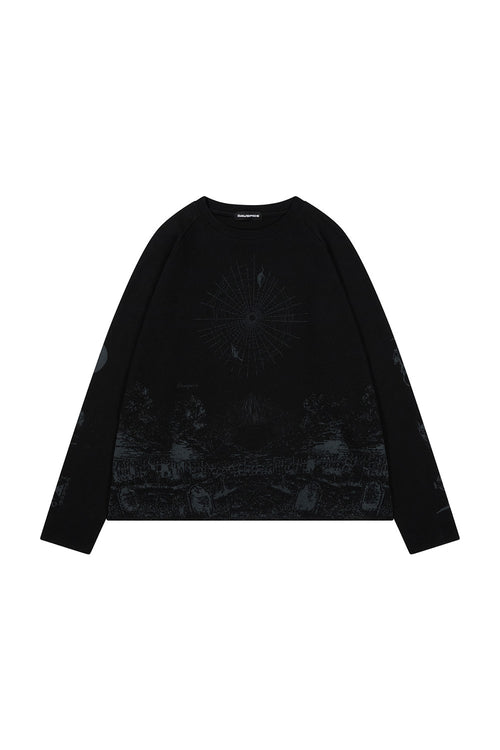 dauspice-ss-26-duc-bb-graphic-waffle-oversized-long-sleeve-black-black-s