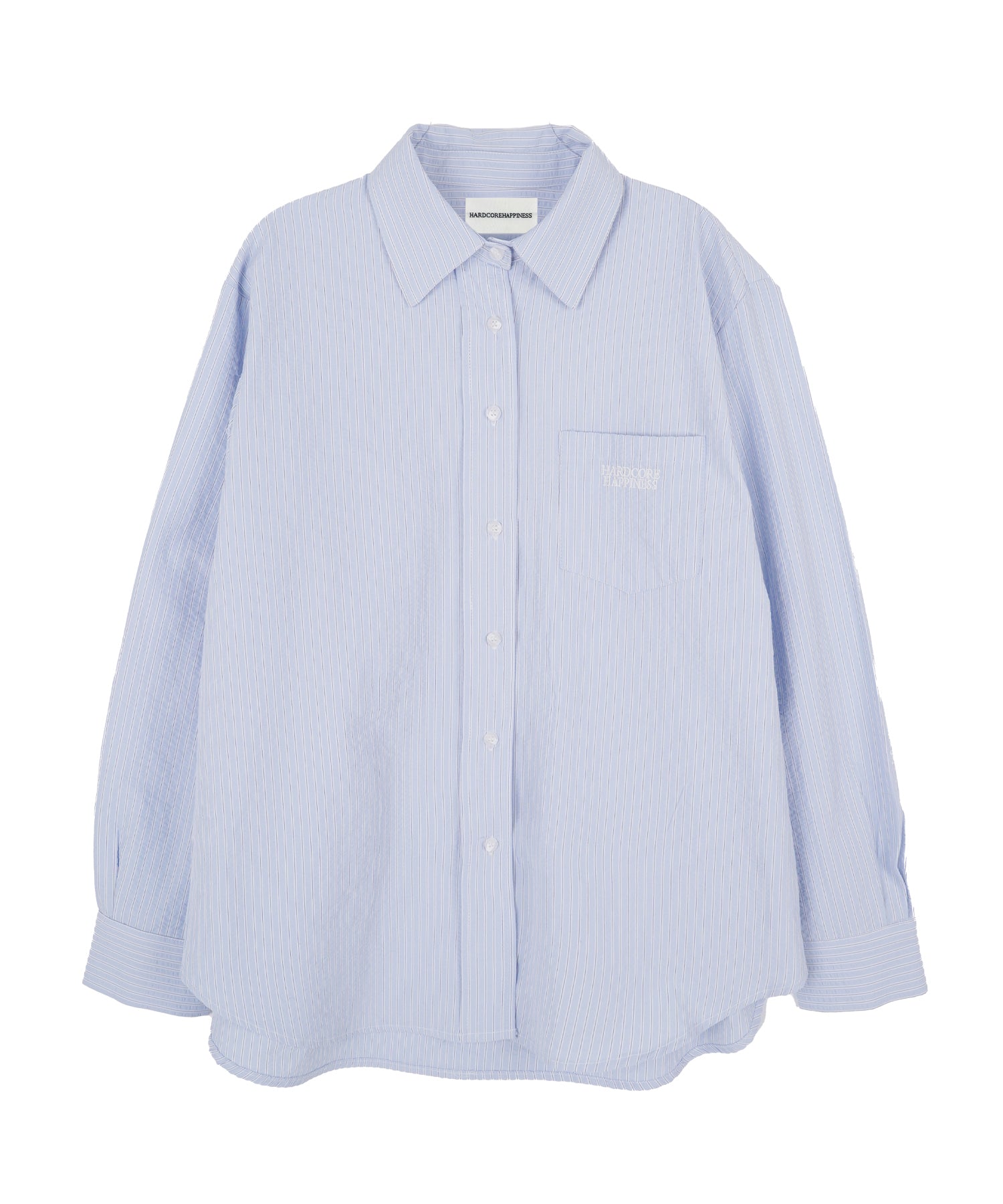 hardcore-happiness-ss-25-seersucker-oversized-striped-shirt-blue