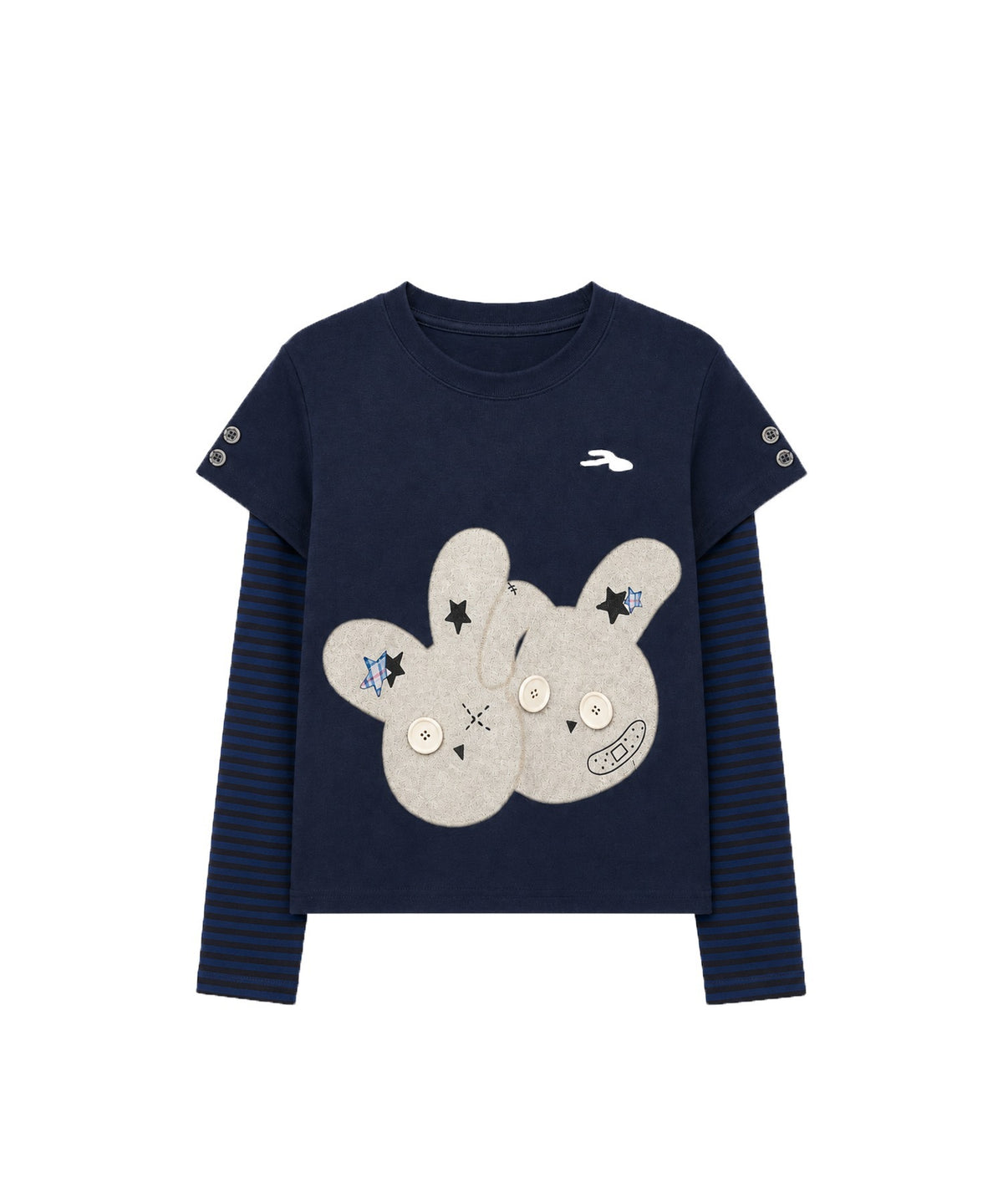 tansanmagnesium-fw-26-rabbit-button-layered-long-sleeve-navy-navy-s