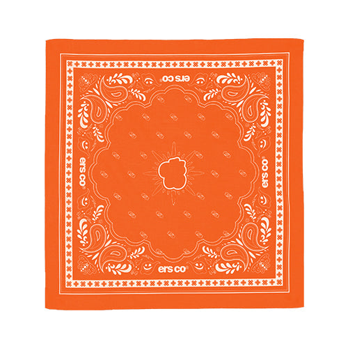 ersco-fw-25-ersco-logo-bandana-orange-orange-s