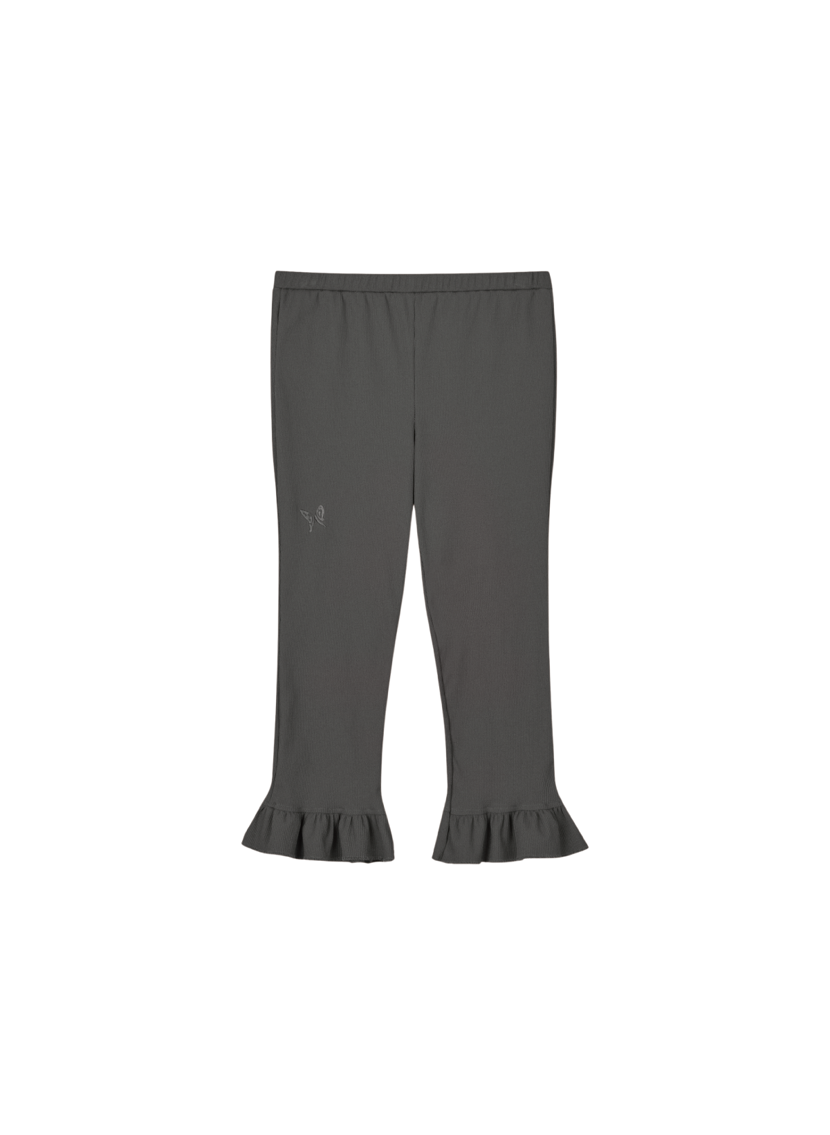 guwolsibil-ss-26-three-quarter-frill-leggings-charcoal-charcoal-s