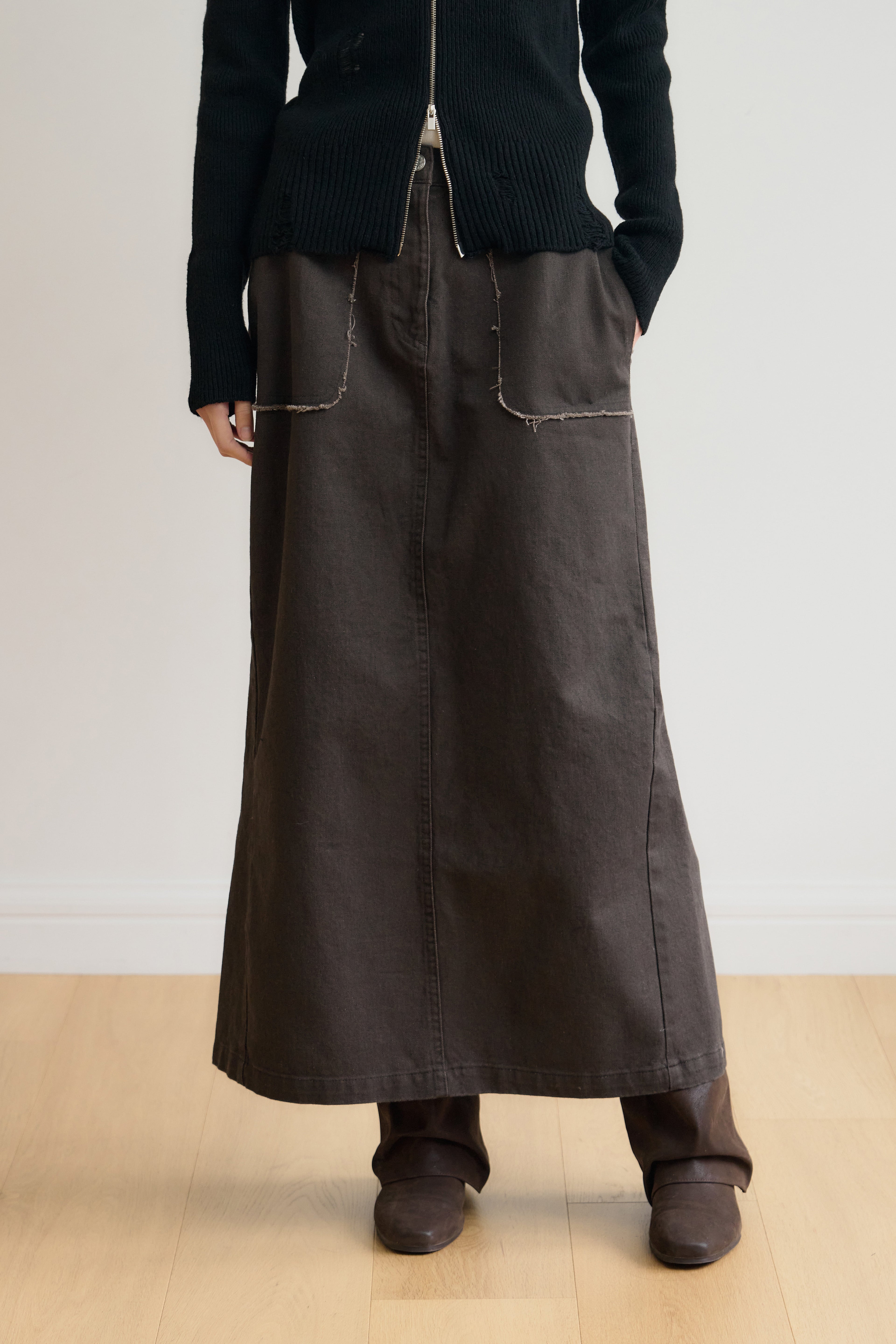 sis-a-fw-25-layered-cutout-maxi-skirt-brown-brown-s