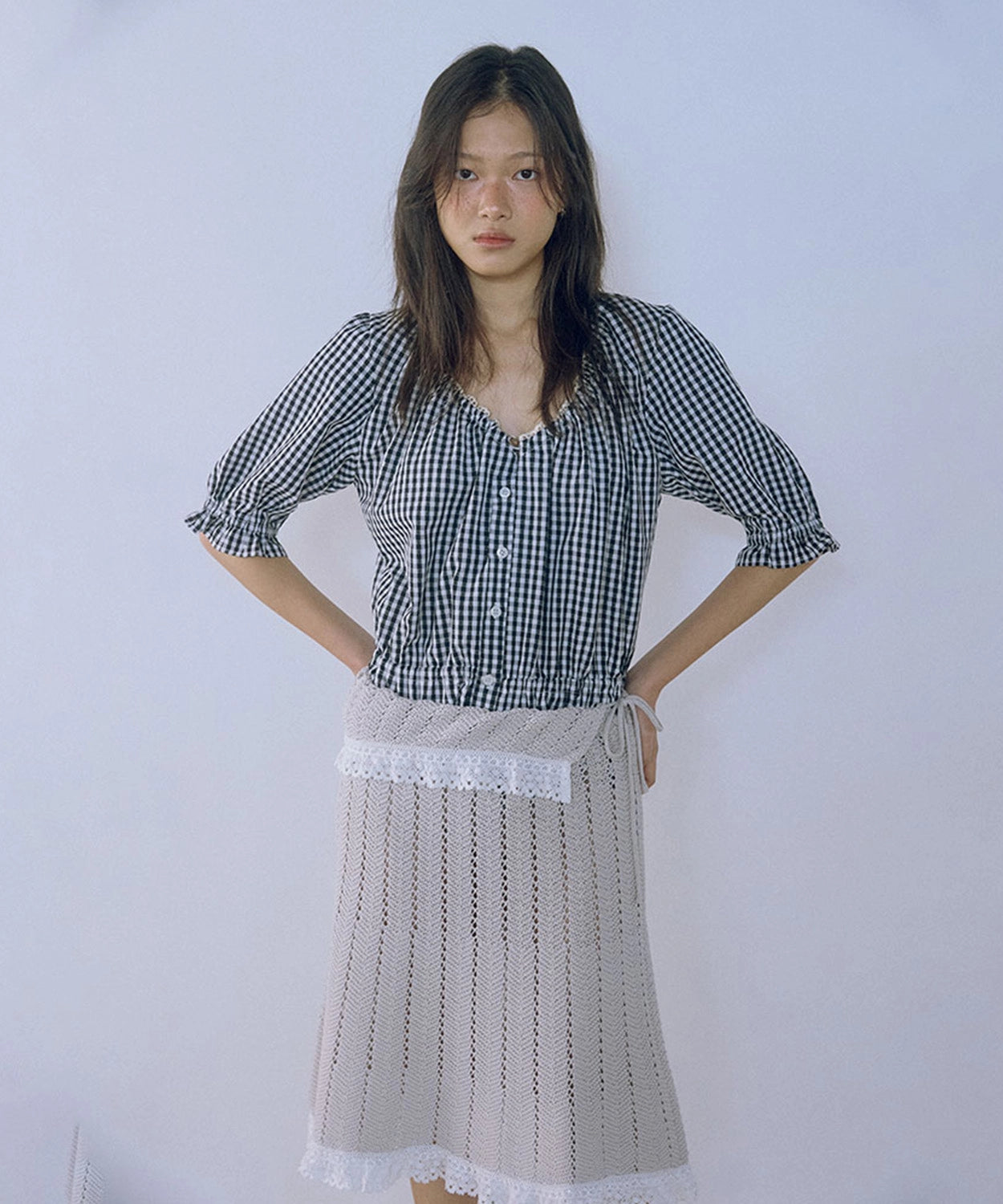 hokuspokus-ss-25-check-breeze-blouseblack-black-s