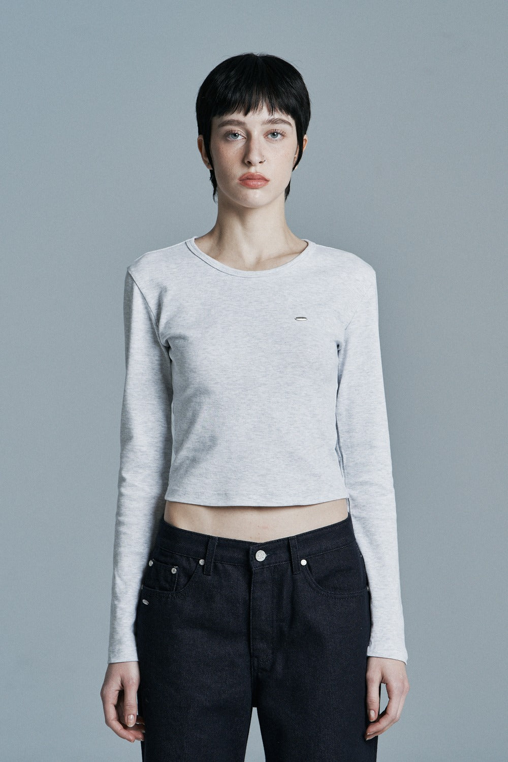 synerjyn-fw-25-round-crop-long-sleeve-white-melange-white-melange-s