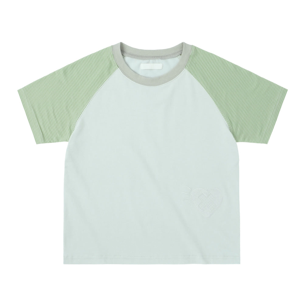 [SUNNECT] L.V. Raglan Tee - Green