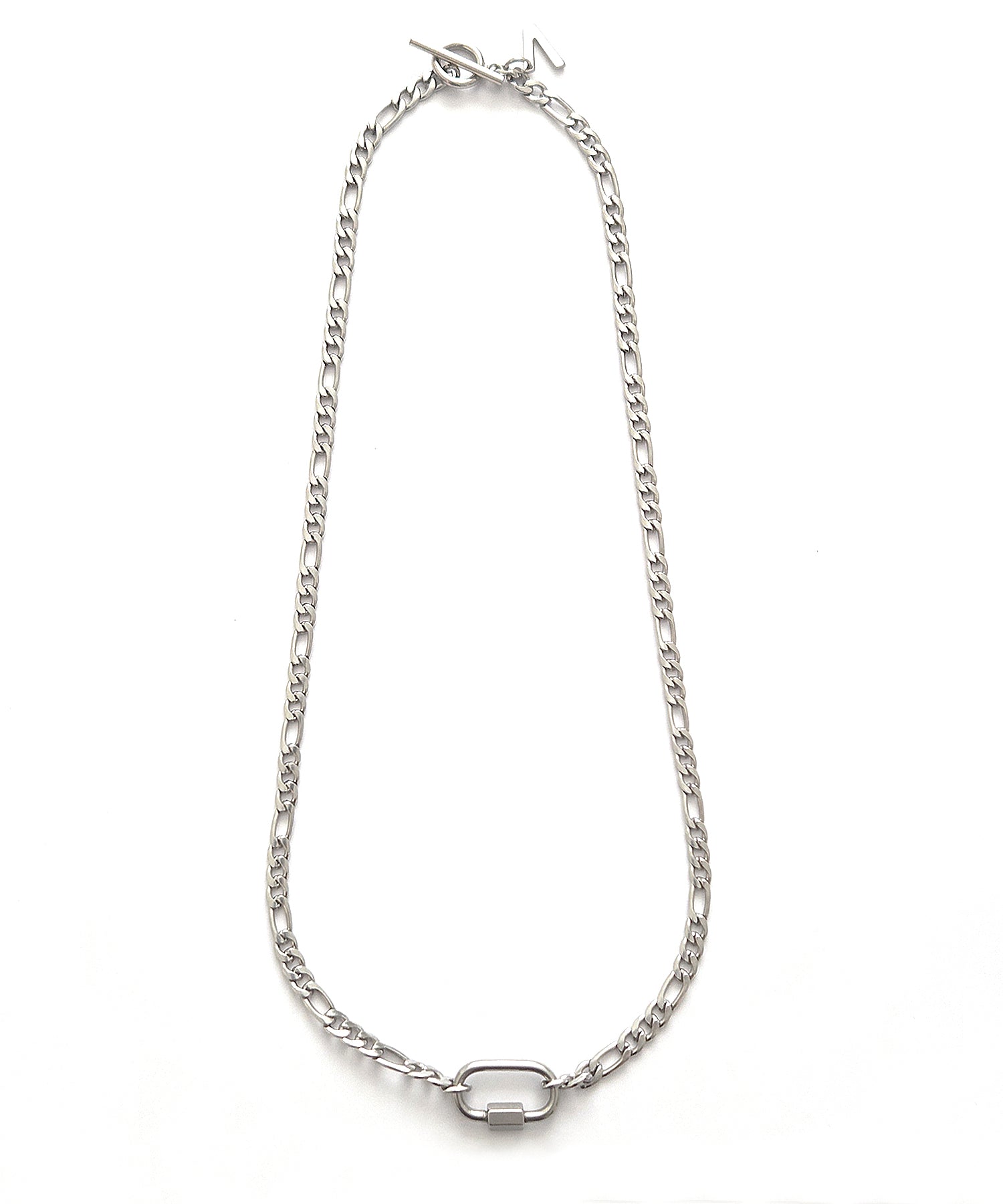 vlack-veast-ss-26-single-carabiner-necklace-jw4507-silver-s