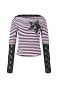 alcmy-fw-26-collaged-stripe-star-top-black-s